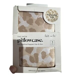 Satin Pillowcase with Zipper for Hair & Skin, Softer Than Silk Pillow Cases